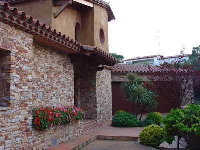 jardinera de geranios